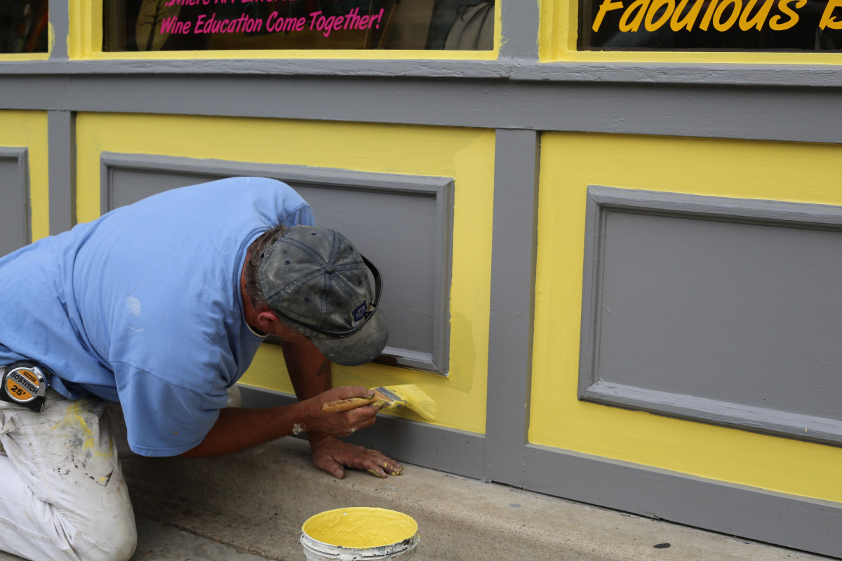 Pintando